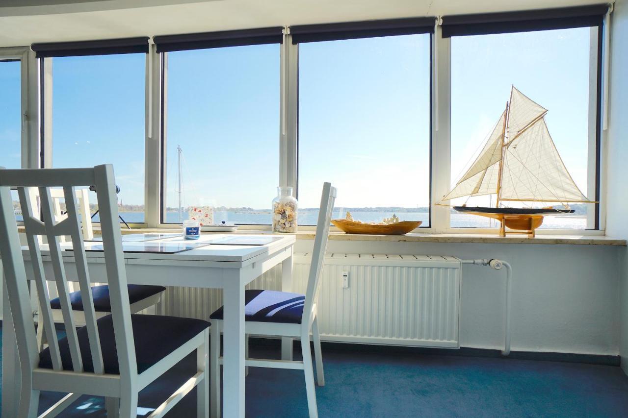 Ferienwohnung Schleiloge Mit Panoramablick Auf Die Schlei Schleswig Dış mekan fotoğraf