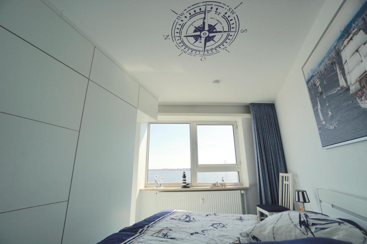 Ferienwohnung Schleiloge Mit Panoramablick Auf Die Schlei Schleswig Dış mekan fotoğraf