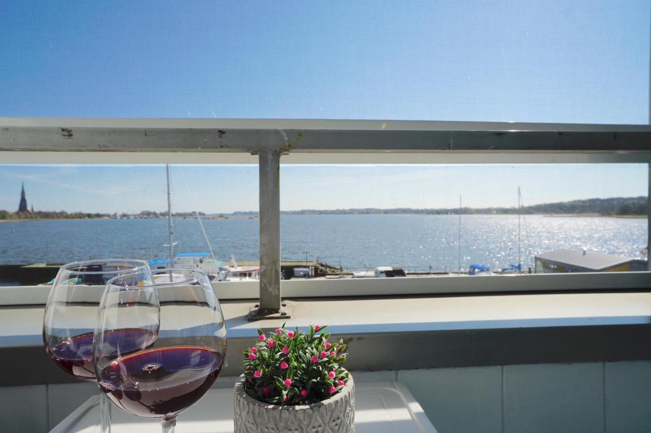 Ferienwohnung Schleiloge Mit Panoramablick Auf Die Schlei Schleswig Dış mekan fotoğraf