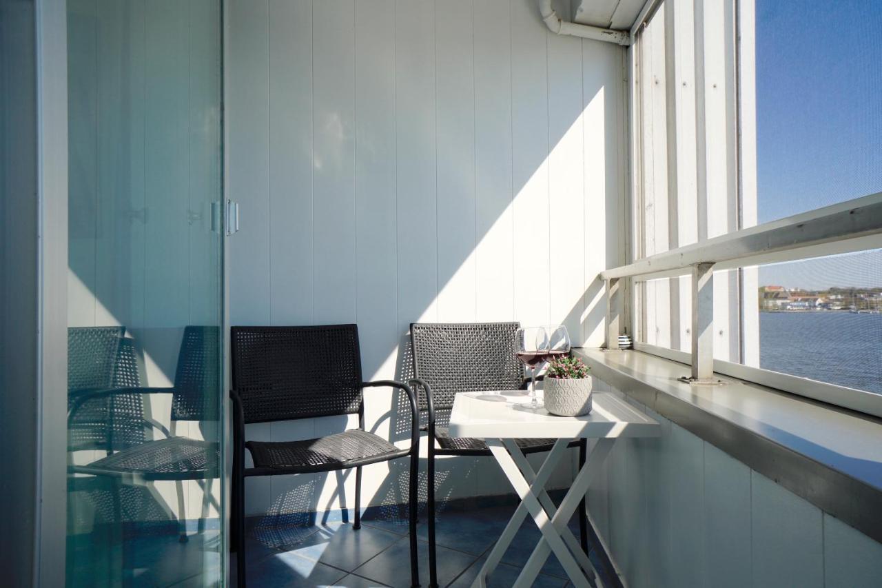 Ferienwohnung Schleiloge Mit Panoramablick Auf Die Schlei Schleswig Dış mekan fotoğraf